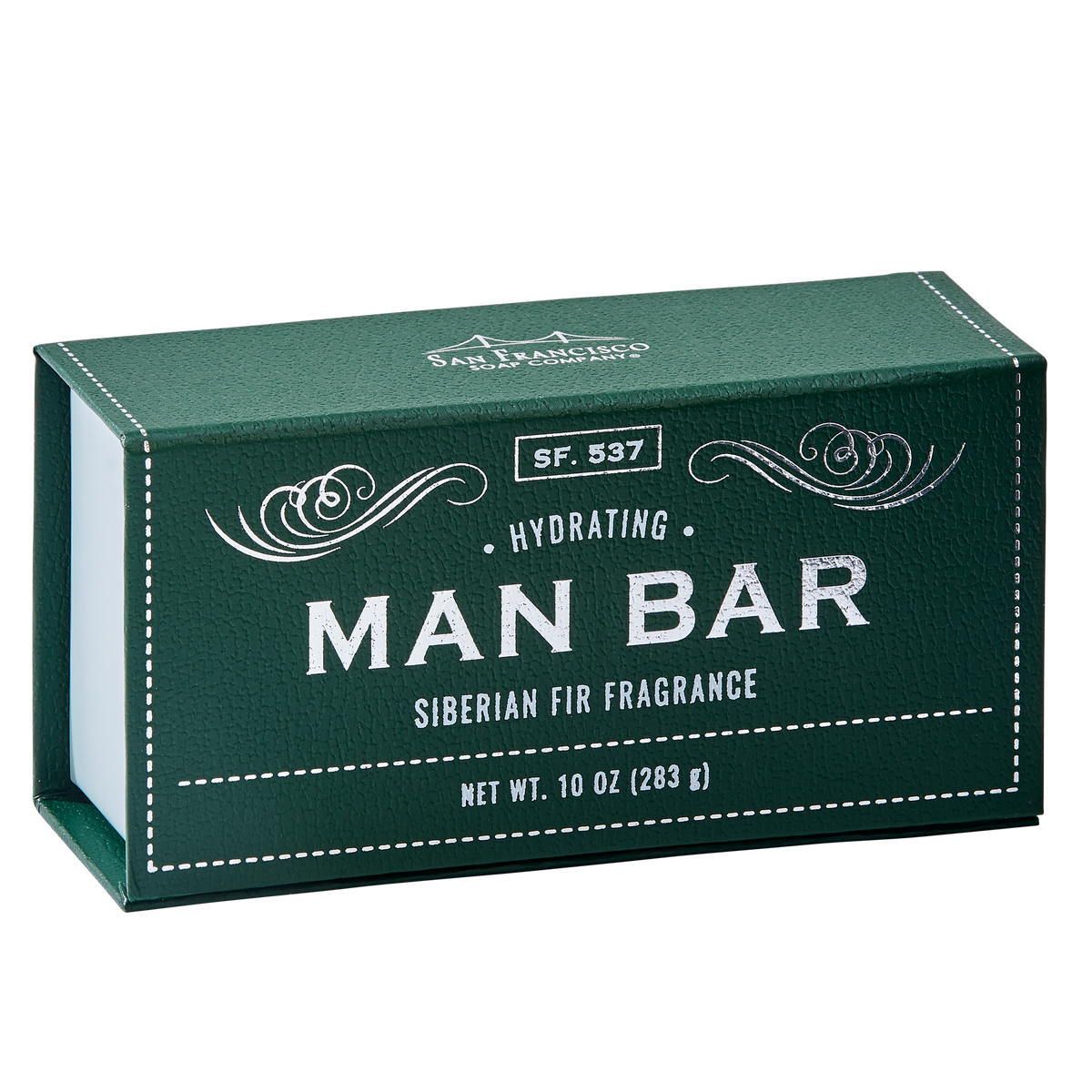 Man Bar Siberian Fir hydrating soap bar with fresh masculine scent