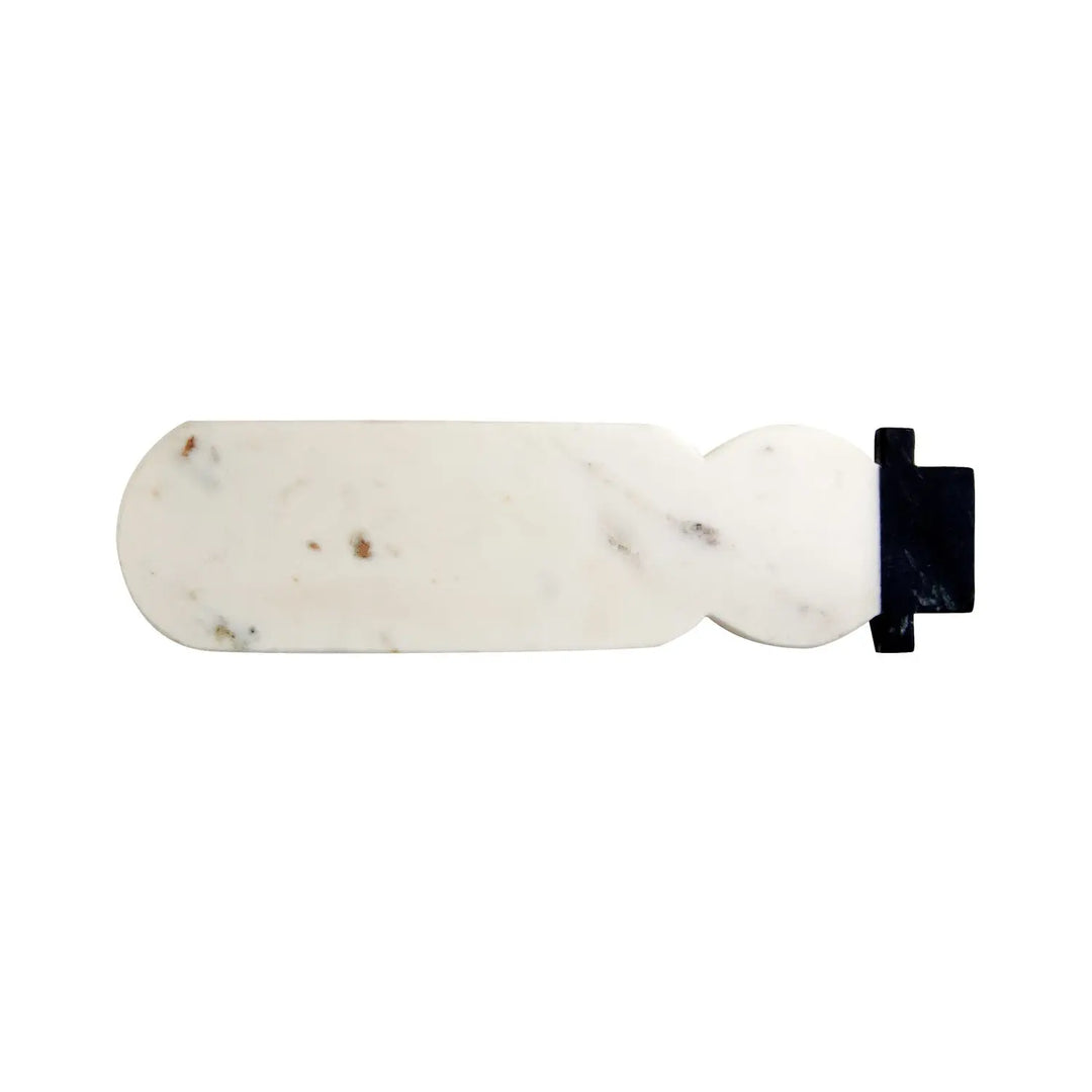 Marble Snowman Shaped Cheese/Cutting Board