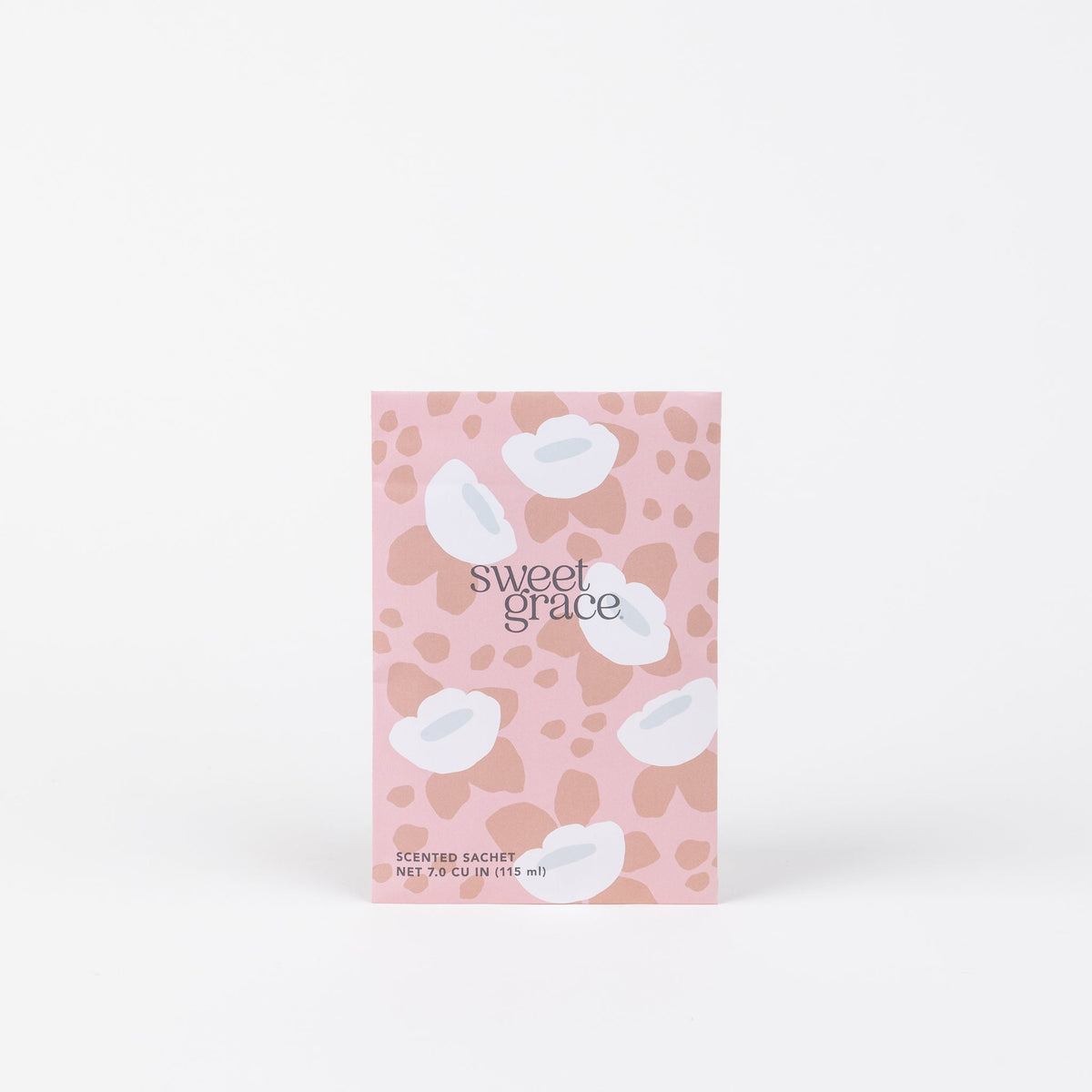 Scented sachet with Sweet Grace floral fragrance in a white envelope.