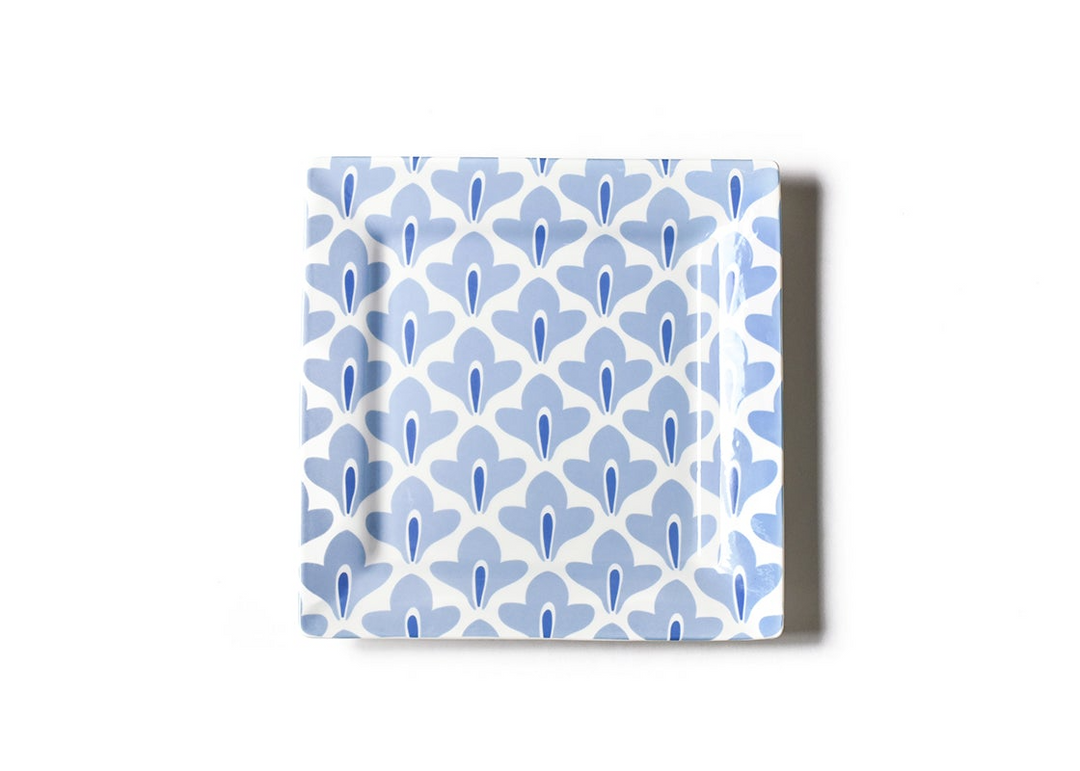 Iris Blue Sprout Square Platter