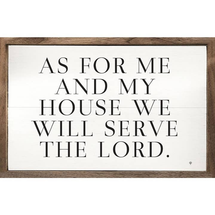 Hand-painted 'Me and My House' artwork on American hardwood with a natural walnut frame.