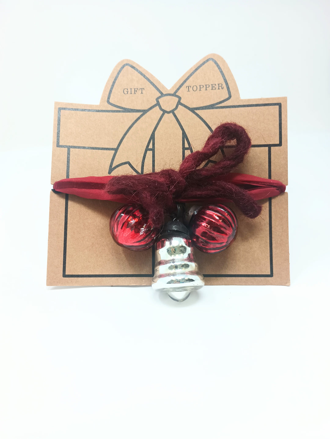 Glass Ornament Gift Topper