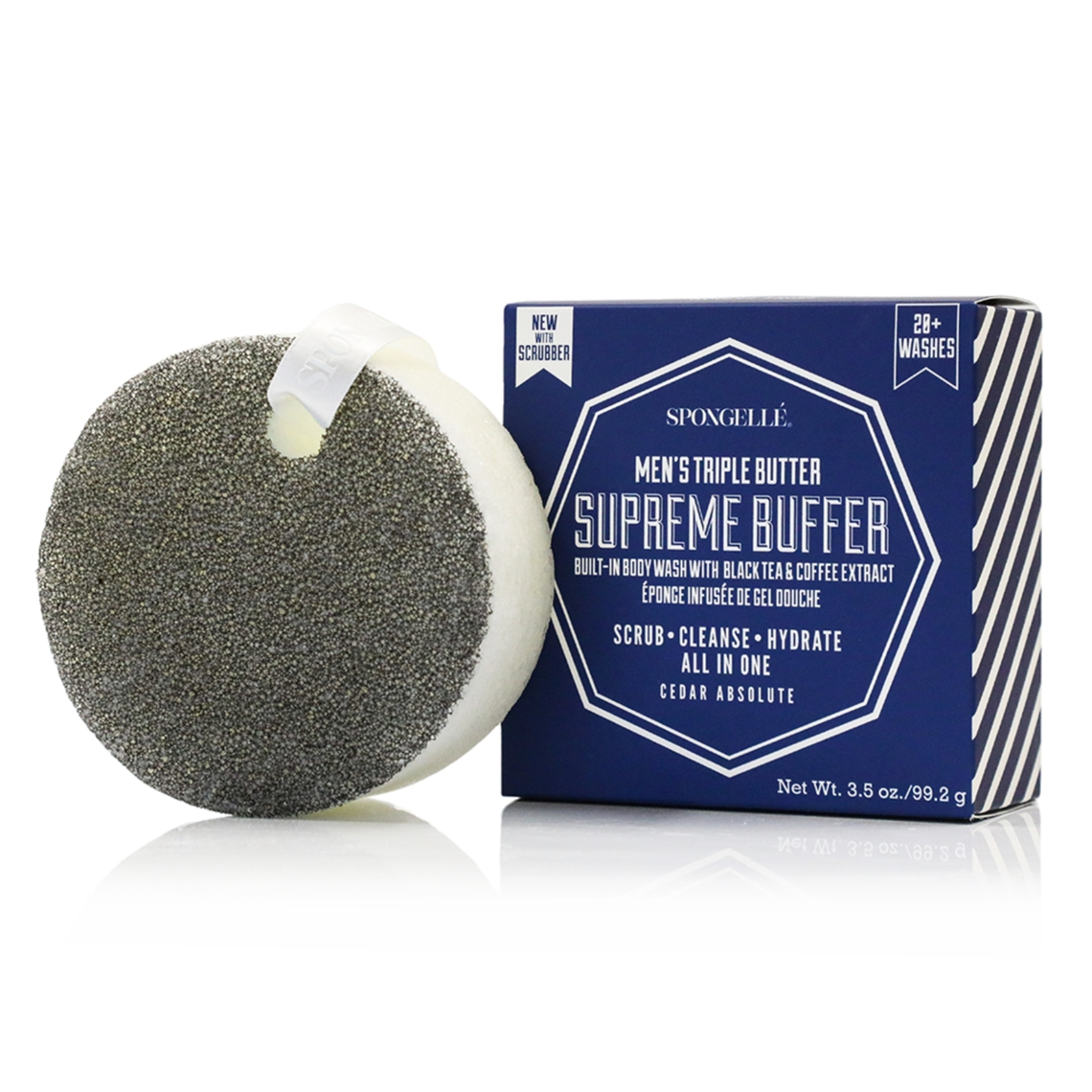 Men's Buffer with Black Scrubber Supreme