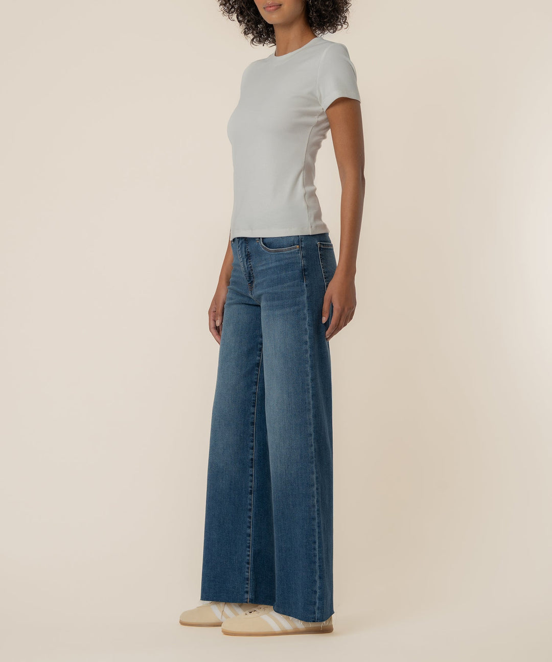Langley Short Sleeve Rib Top