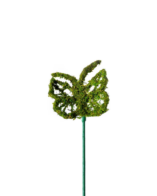 Monarch Moss Pick incense stick with natural wood handle and green moss tip