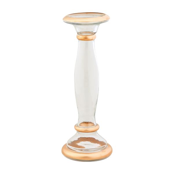 Gold Glass Candlestick