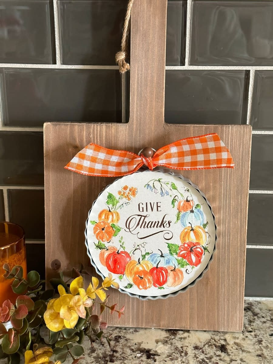 Mini Give Thanks Charm