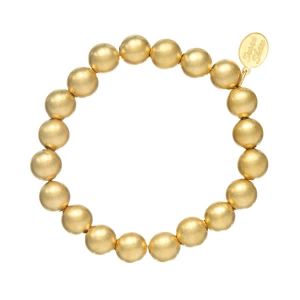 Triple-plated gold Mini Margaret bracelet with a delicate chain link design.