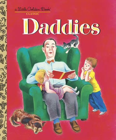Hardcover children's book titled Daddies with illustrated cover art.