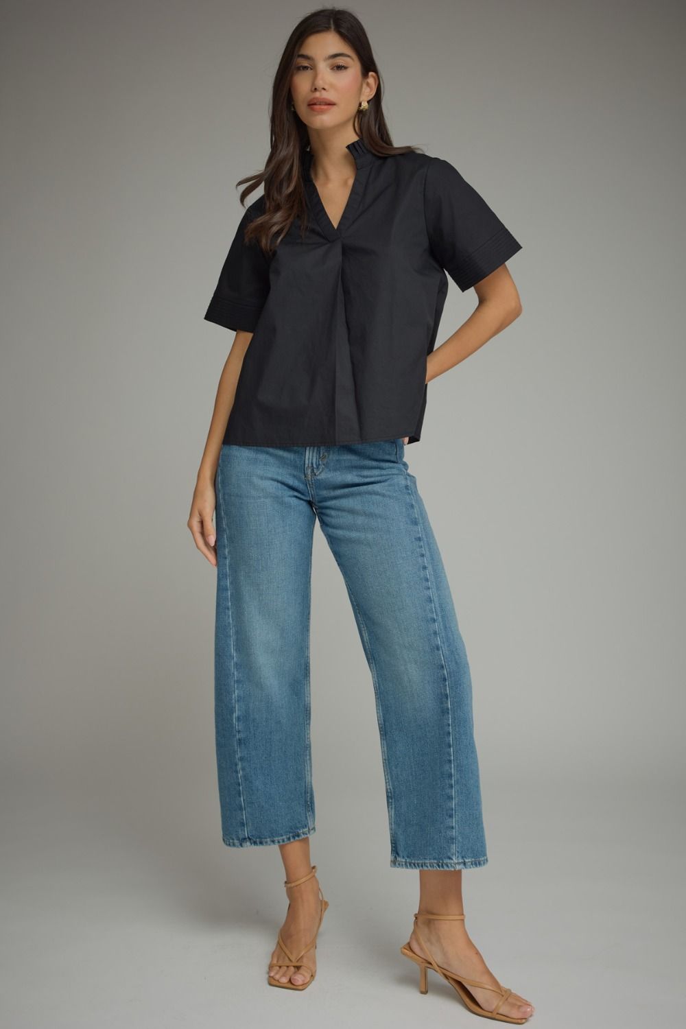 Addison - Short Sleeve Flare Top