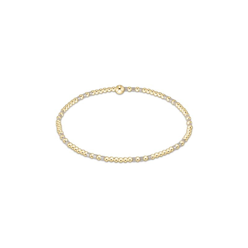 Hope Joy Pattern 2mm Bead Bracelet