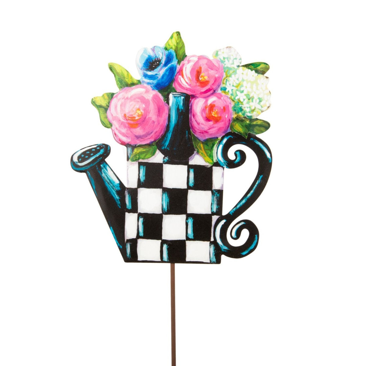 Elegant Watering Can with a curved spout and handle in matte black finish.