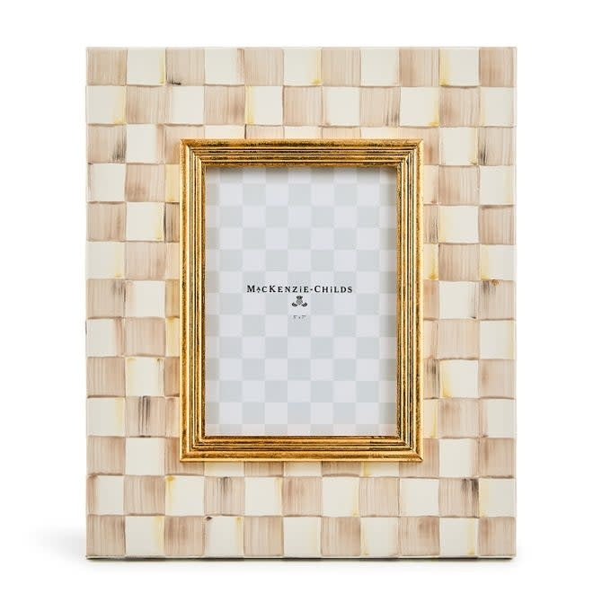 Mocha Check 5" x 7" Frame