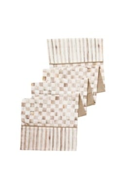 Mocha Check Table Runner 14" X 72"