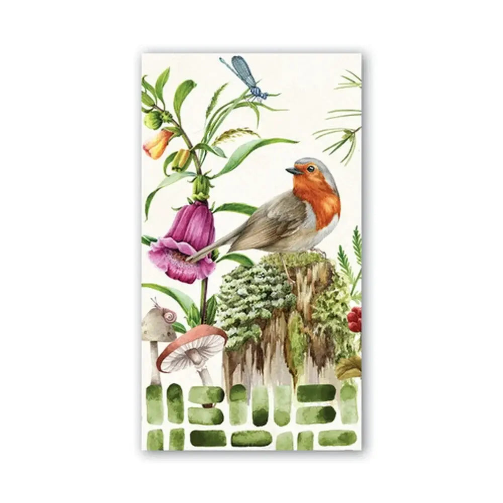 Packaged Hostess napkins in moss oak camouflage pattern.