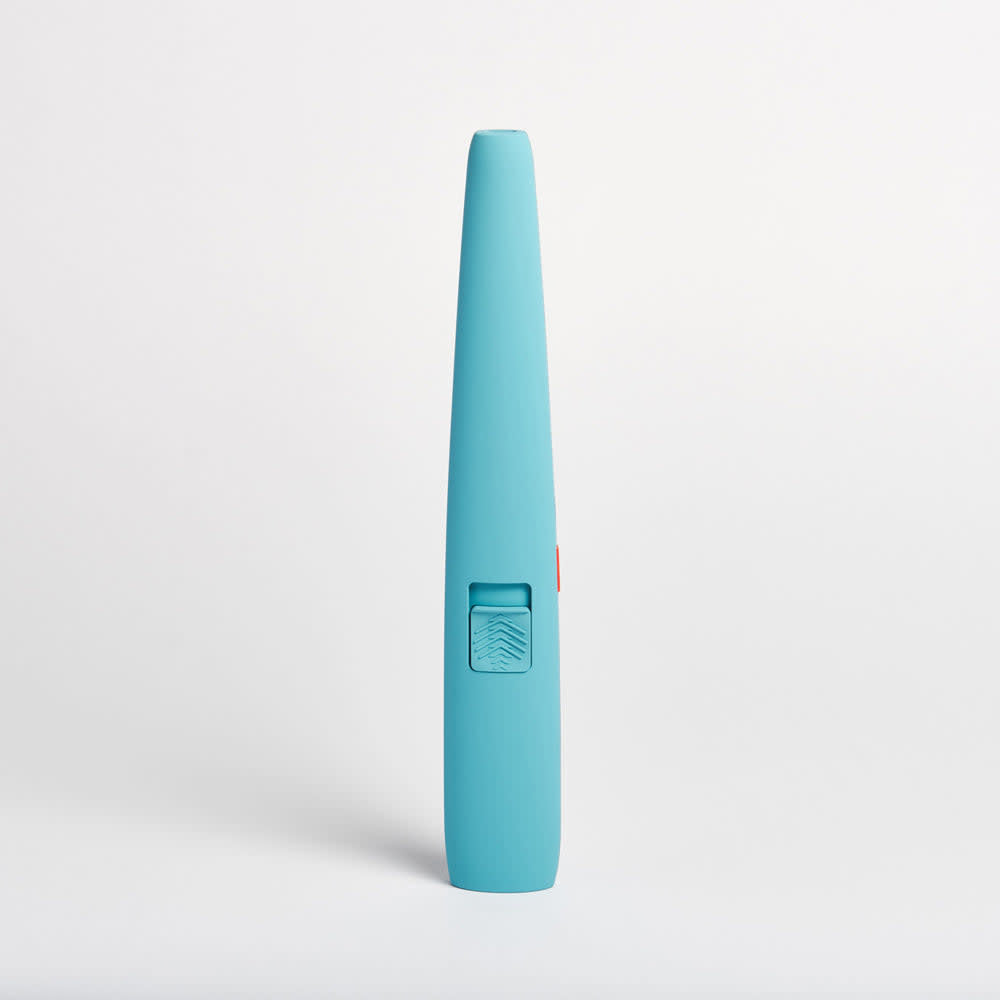 Turquoise ABS Motli lighter with multi-light battery indicator