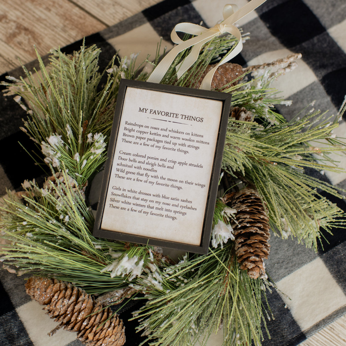 Wooden sign ornament shaped like a lowercase 'k', measuring 3.75 inches wide by 5.25 inches tall.
