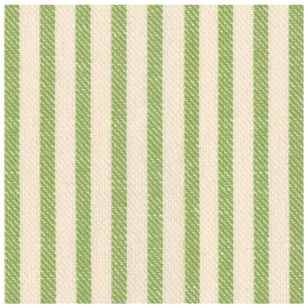 Melograno Stripe Sage Paper Linen Napkin featuring vertical sage green and cream stripes.