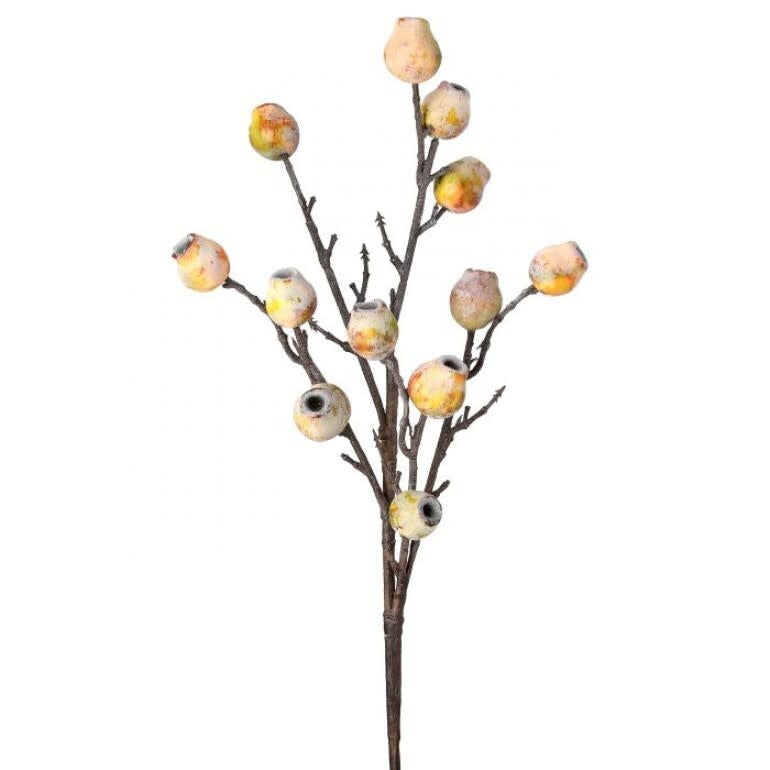 21" Autumn Filbert Berry Spray