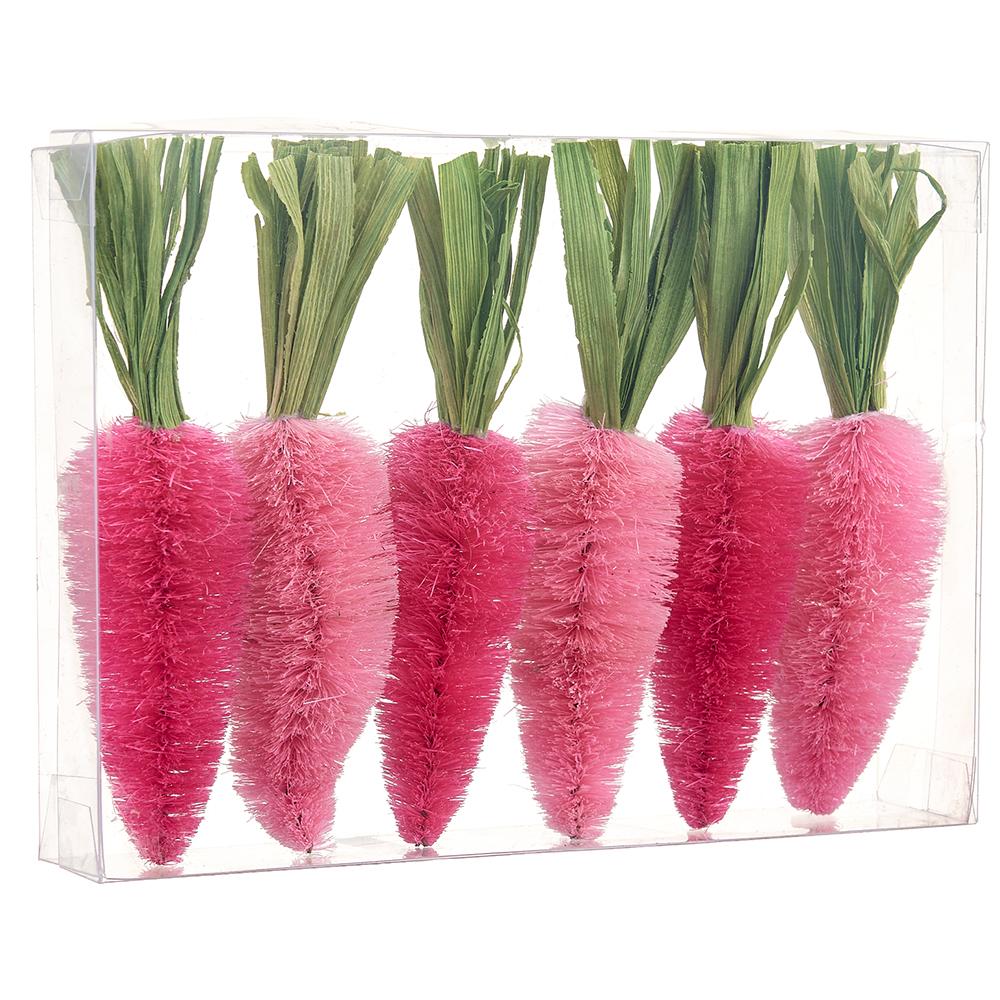 Sisal Carrot Pink Two Tone - Sold as Set