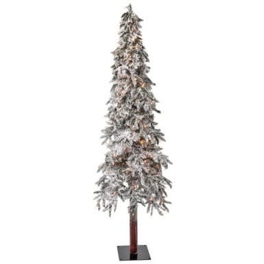 Green and white clear resin Twinkle Flk Elk Pass alpine chandelier with a modern silhouette.