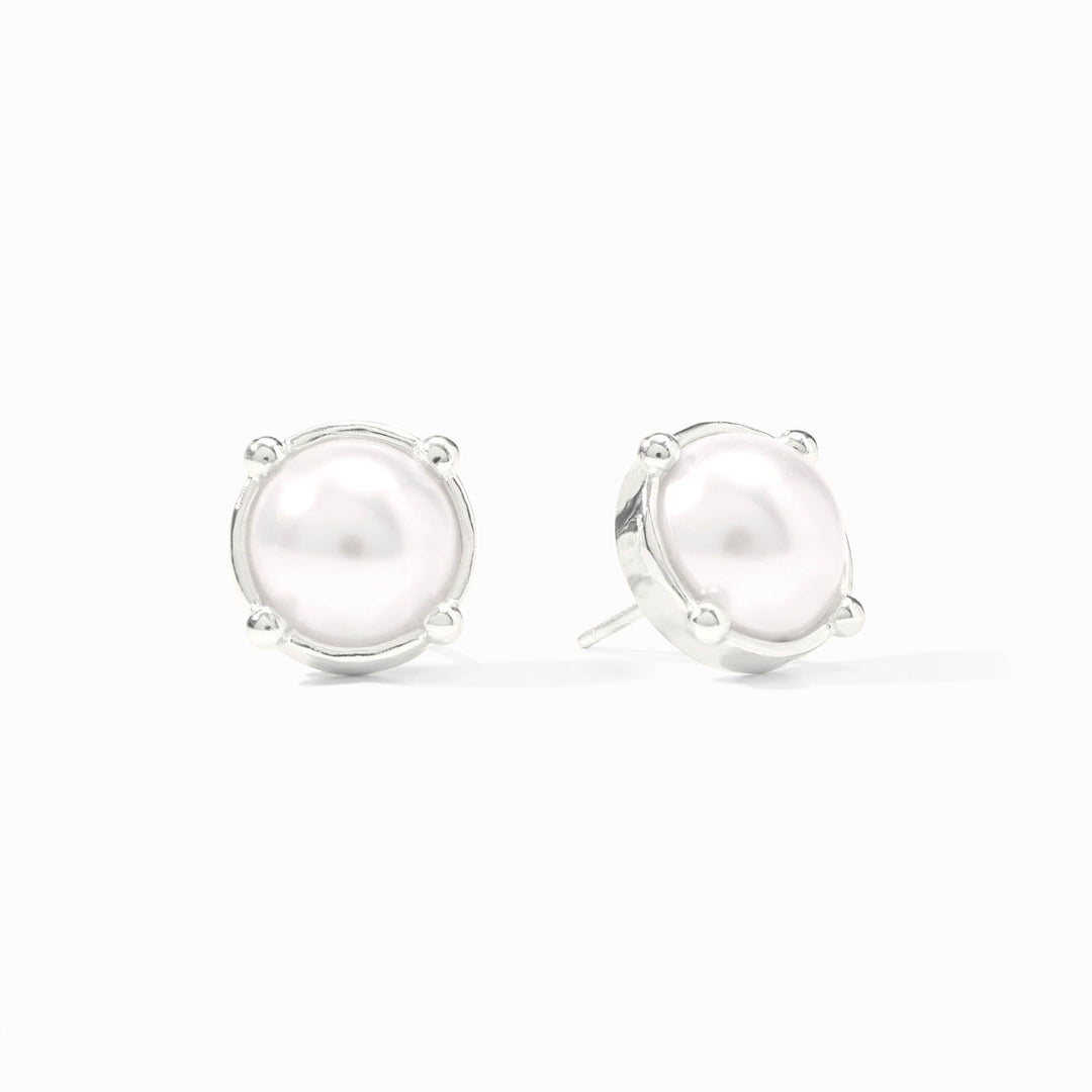 Honey Stud Silver Earrings