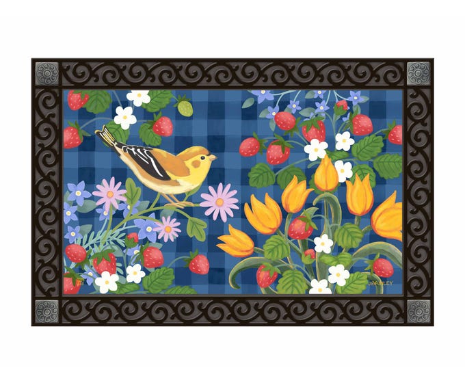 MatMate doormat tray insert with non-slip recycled rubber backing.