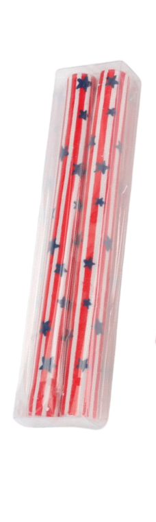 Star Spangled Taper Candle - SET OF 2 Candles-