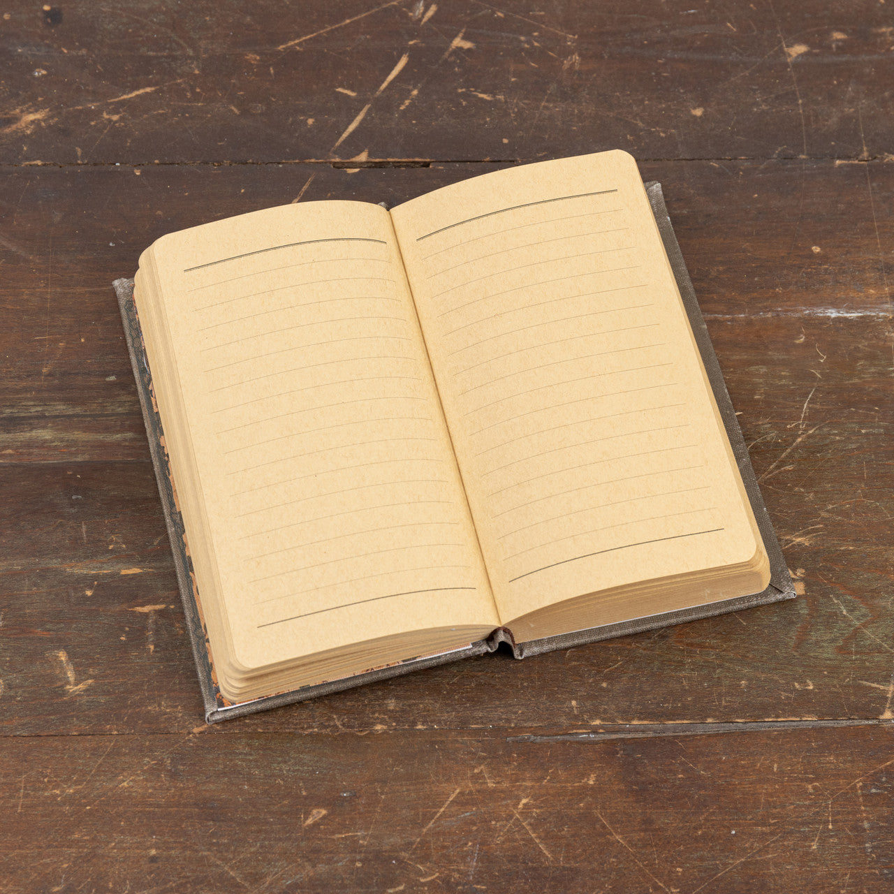 7-inch wooden journal with a rainy day stories theme