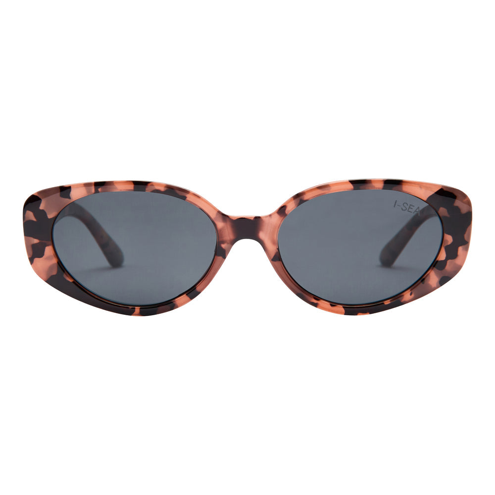 Marley Blonde Tort/Smoke polarized sunglasses with a tortoiseshell frame and dark smoke lenses.