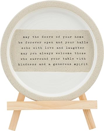 Sentiment Plate Easel