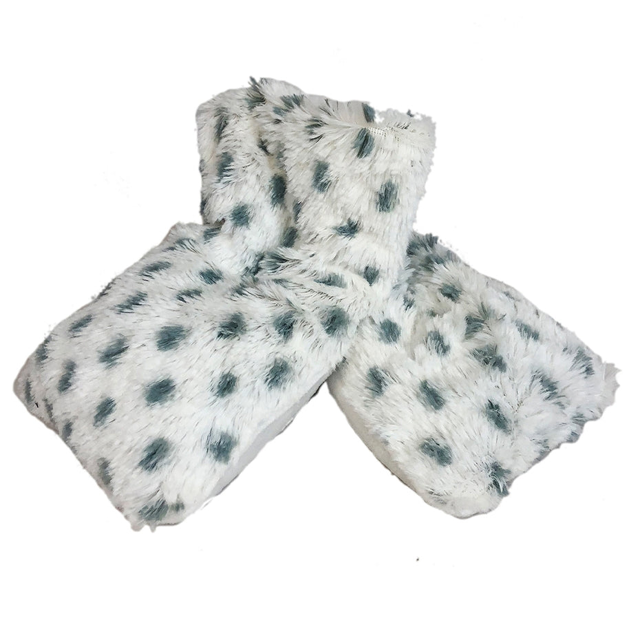 Warmies Neck Wrap in soft lavender fabric with a subtle floral pattern.
