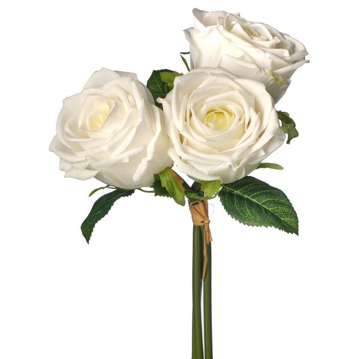 Nat Touch Rose Bundle X3 bundle featuring three 11.5-inch decorative pillows with a rose pattern.