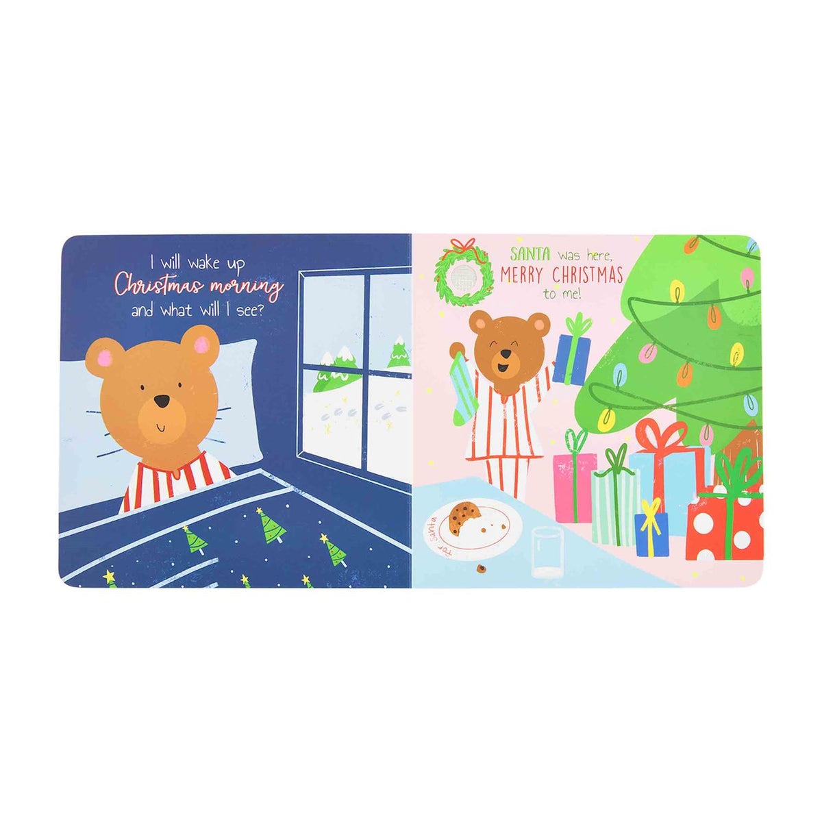 Square paper book titled Sounds Like Christmas with festive holiday cover art.