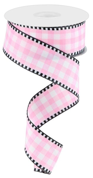 White fabric with blue gingham check pattern