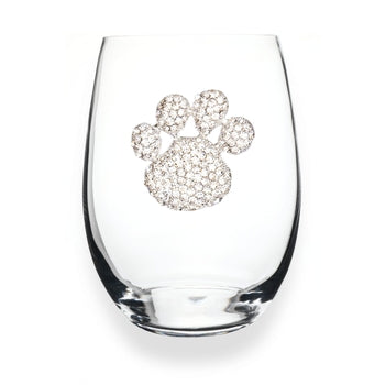 Jeweled Stemless Wine Glass
