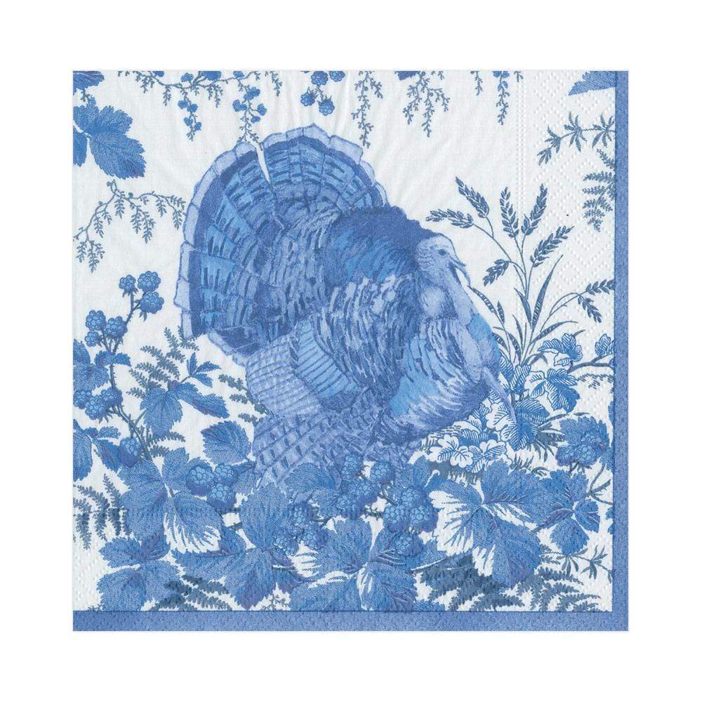 Pack of Caspari triple-ply luncheon napkins featuring museum artwork printed in Germany on chlorine-free bleached tissue.