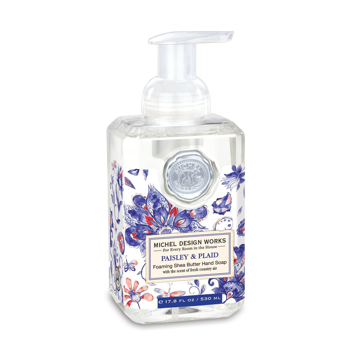 Foaming hand soap dispenser bottle with a pump top