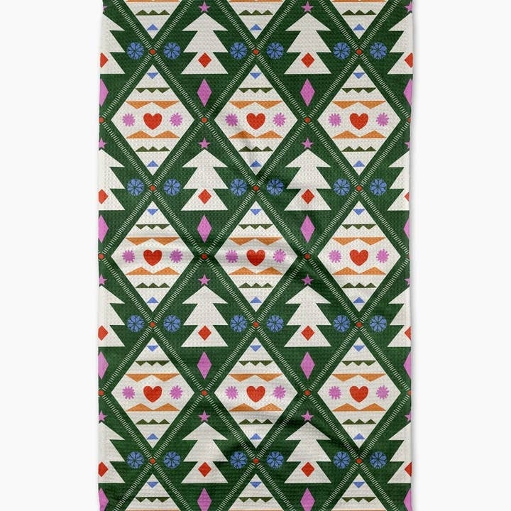 Holiday Tea Towel Sweet Candy