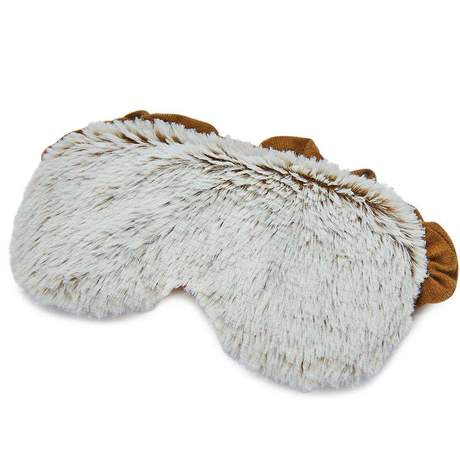 Warmies Eye Mask in soft fabric with a gentle curved shape designed to fit over eyes.