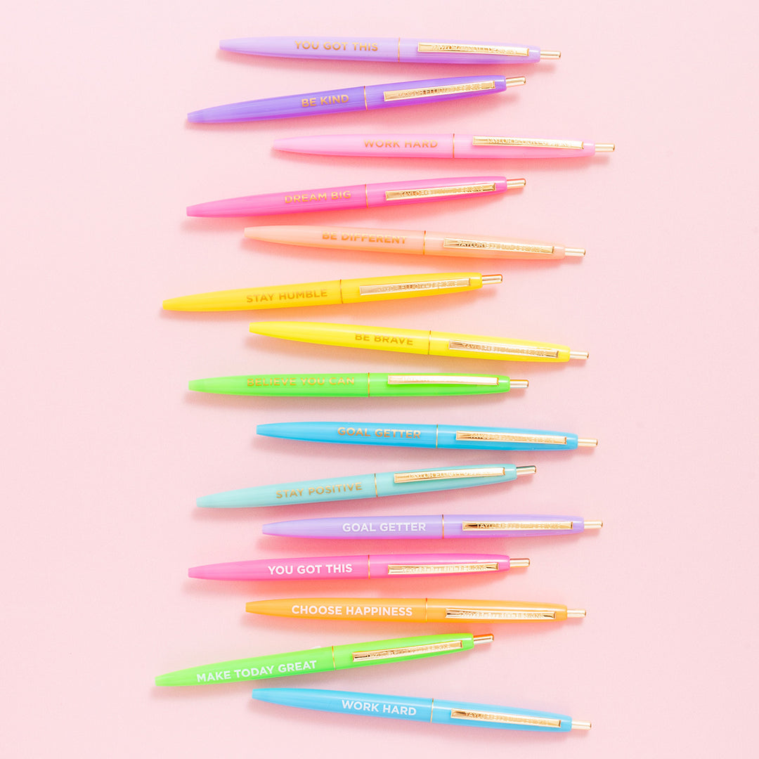 10 Motivational Pen Set