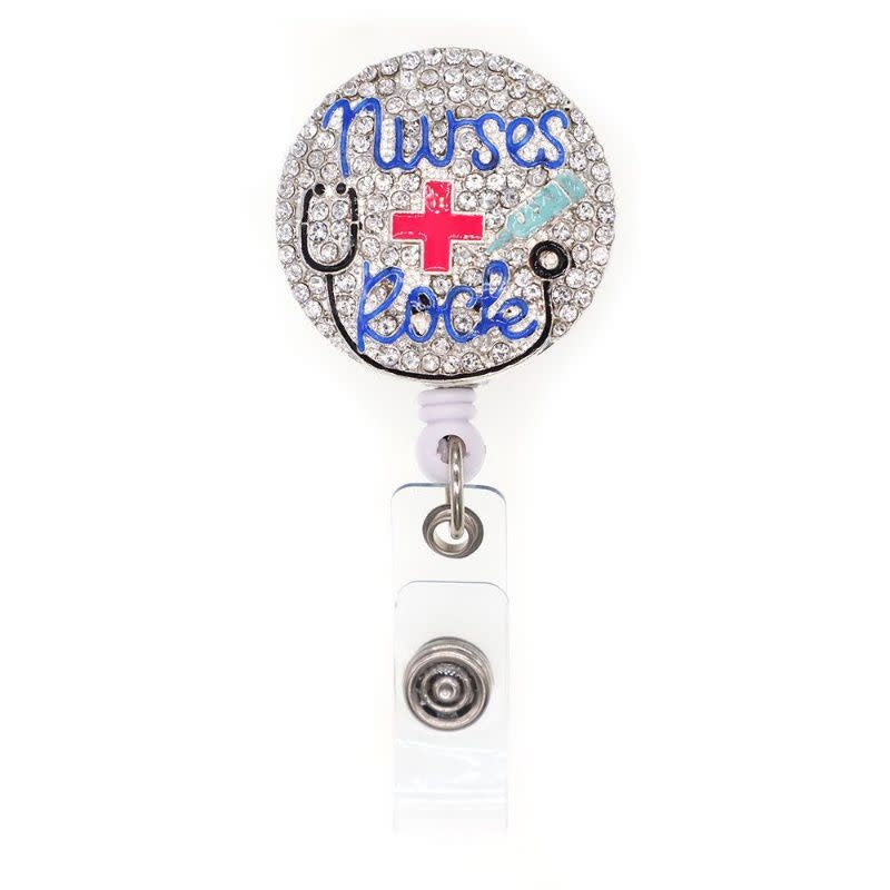 Sparkle and Shine Rhinestone Badge Reel