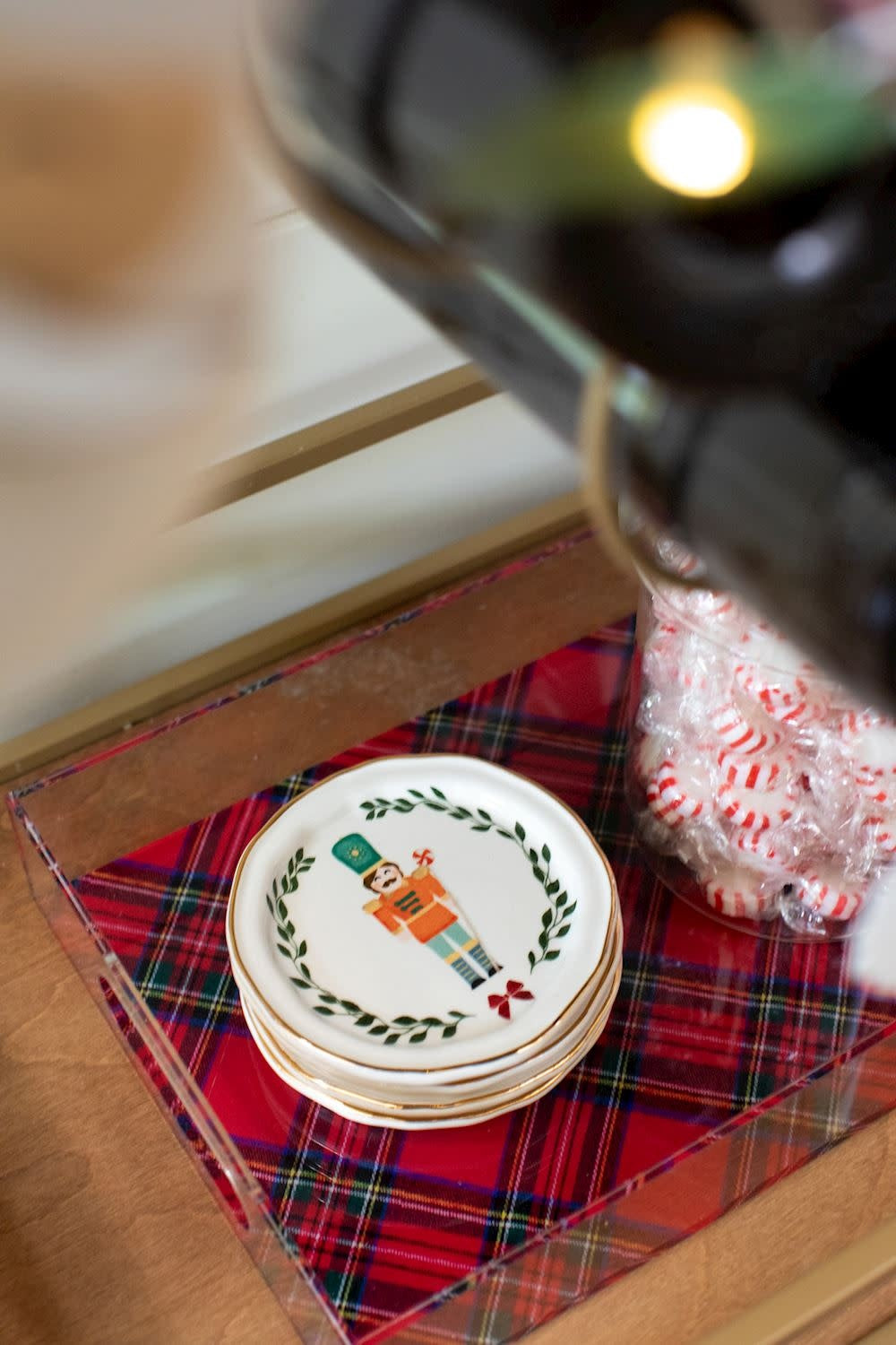 Nutcracker Tidbit Plate