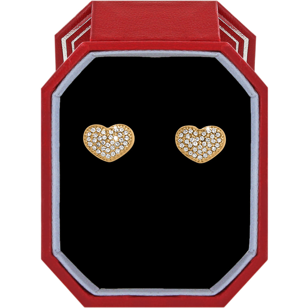 Illumina Celeste Heart Post Earrings Gift Box