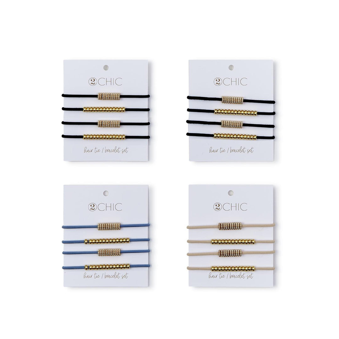 Gold Rush Elastic Hair Tie Bracelet