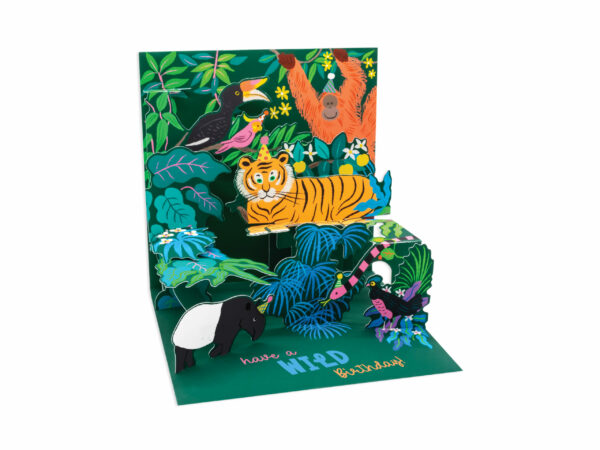 White envelope with Summer Treasures Card featuring gold foil accents.