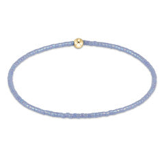 Hope Classic Bracelet featuring 2mm ocean mist seed beads and a 14kt gold-filled signature cross.
