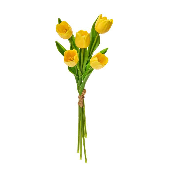 14” Pu Spring Tulip Bundle X5