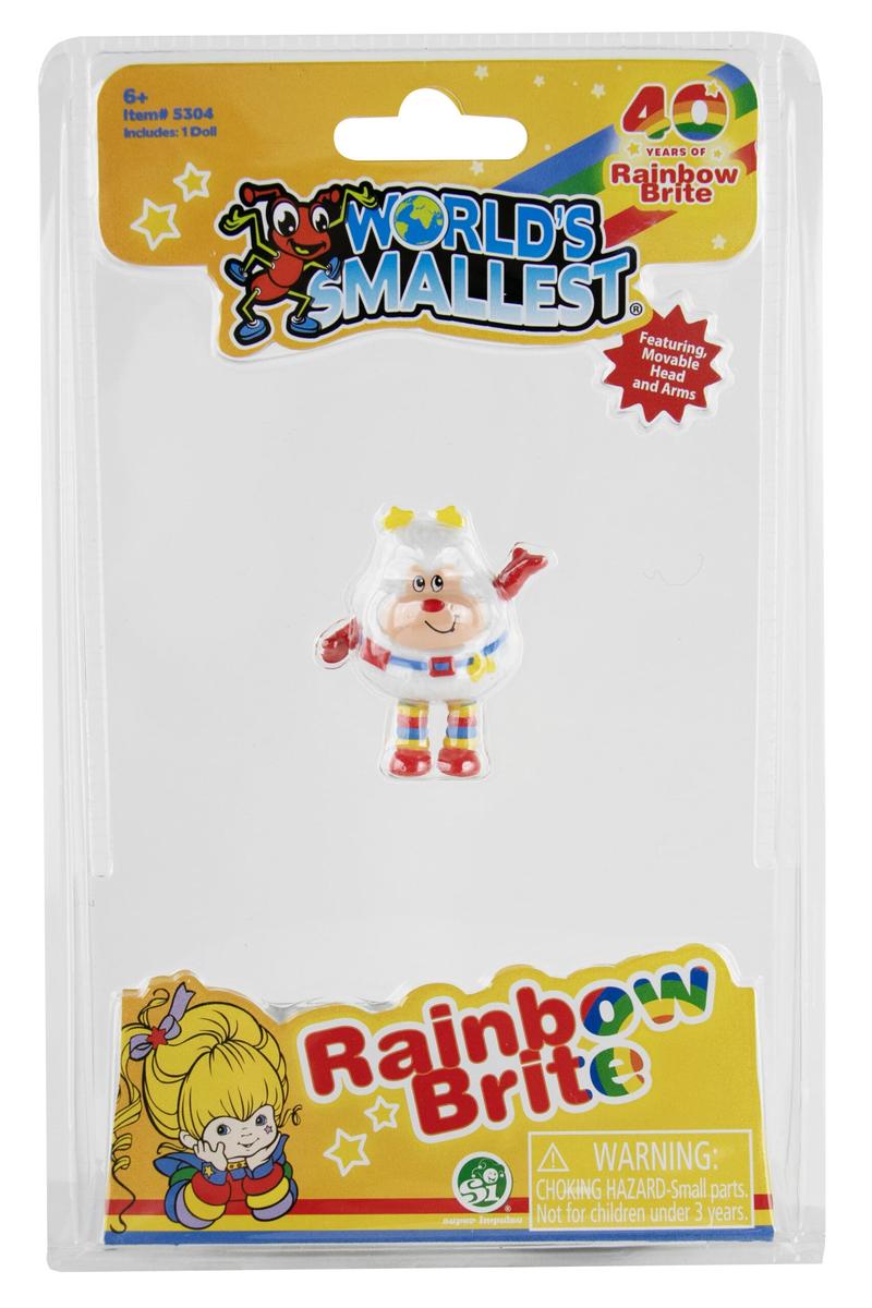 World's Smallest Rainbow Brite Twink mini figure in original blister pack packaging.