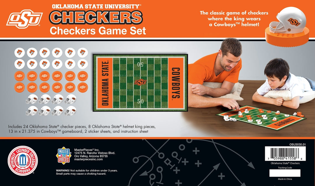 Oklahoma State Cowboys NCAA Checkers